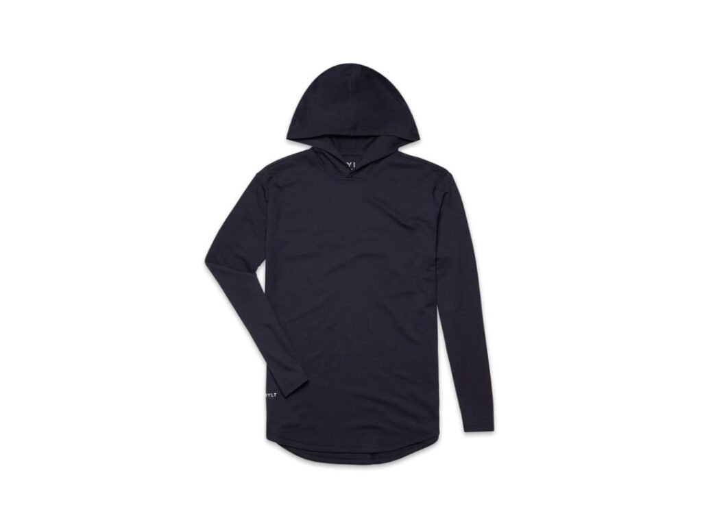 BYLT Hooded Drop-Cut Long Sleeve