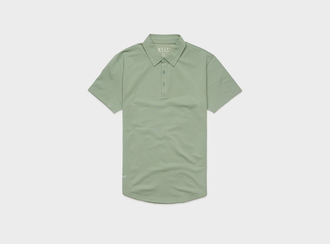 BYLT Drop-Cut Polo: BYLT Signature