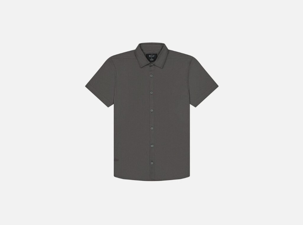BYLT Bayside Oxford Short Sleeve Button Down