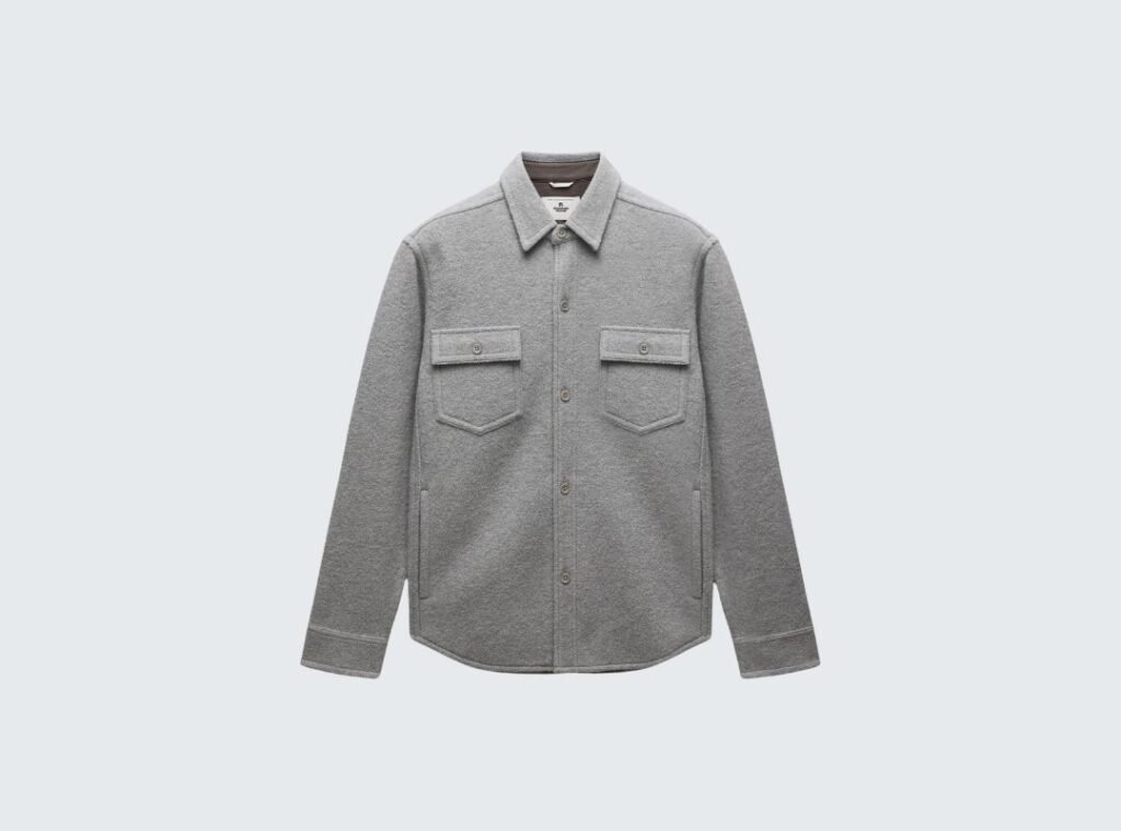 Reigning Champ Boiled Wool Warden Overshirt