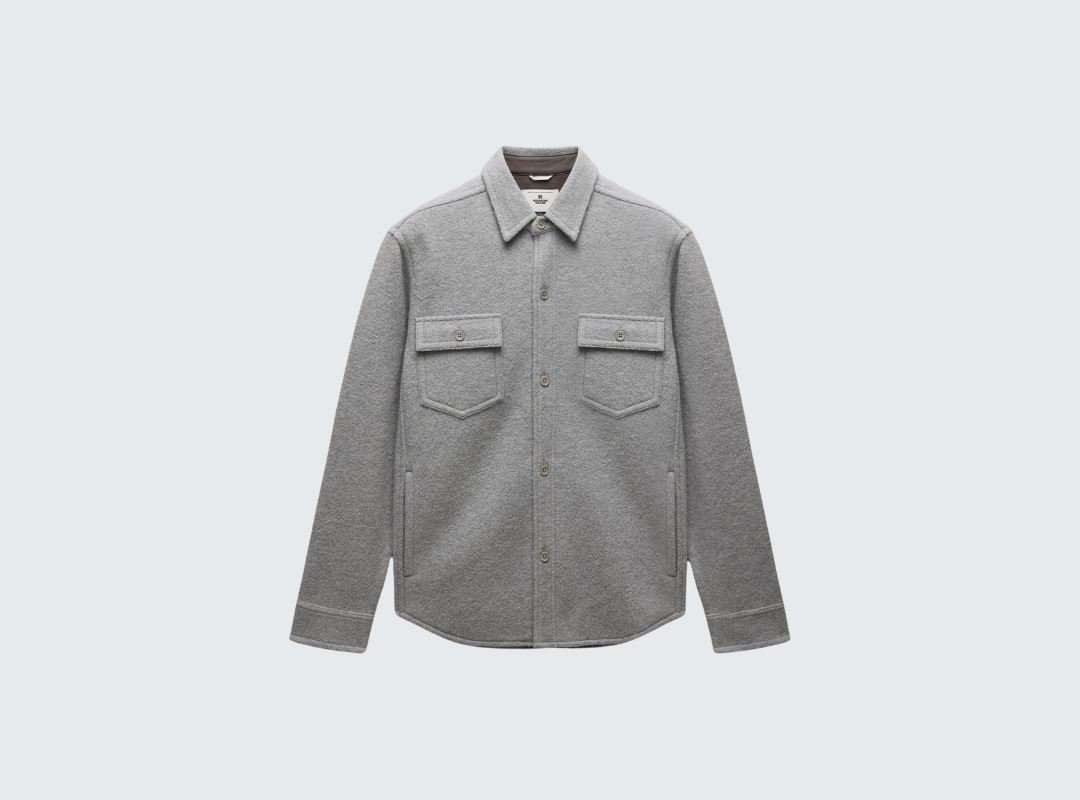 Reigning Champ Boiled Wool Warden Overshirt