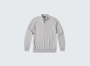Unbound Merino Cashmere Quarter Zip Sweater