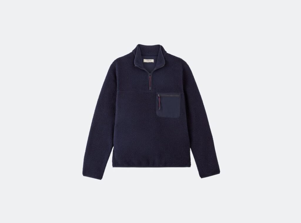 Everlane Teddy Quarter-Zip Fleece